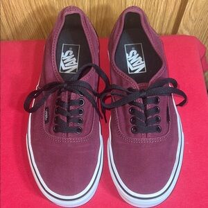 Vans Burgundy Sneakers